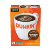 Dunkin’ Original Blend Medium Roast Coffee, Keurig K Cup Pods, 22 Count Box