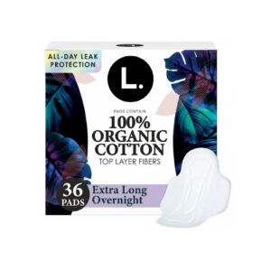 L. Ultra Thin Pads, Organic Cotton Top Layer, Overnight, 36 count