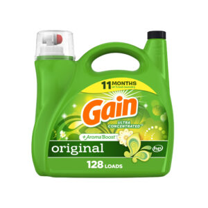Gain Liquid Laundry Detergent, Original Scent, 184 fl oz, 128 Loads