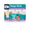 Angel Soft 2-Ply Toilet Paper, Fresh Lavender Scented Tube, 12 Mega Rolls, 320 Sheets per Roll