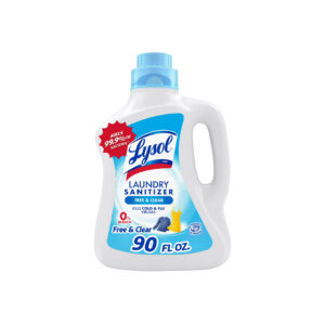 Lysol Laundry Sanitizer Additive Sanitizing Liquid for Clothes and Linens, Unscented, 90 oz
